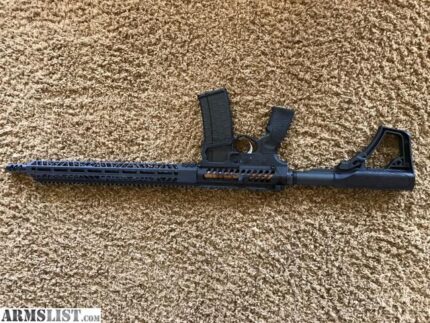 F1 Firearms Skeletonized FDR-15 Black Flag Rifle Receiver Set