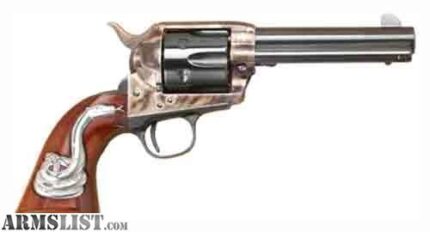 Cimarron Firearms Man With No Name 45 (Long) Colt 4.75in Blued Revolver – 6 Rounds