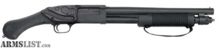 Mossberg 590 Shockwave Laser 12 Gauge 3in Saddle Black Pump Firearm – 14.38in
