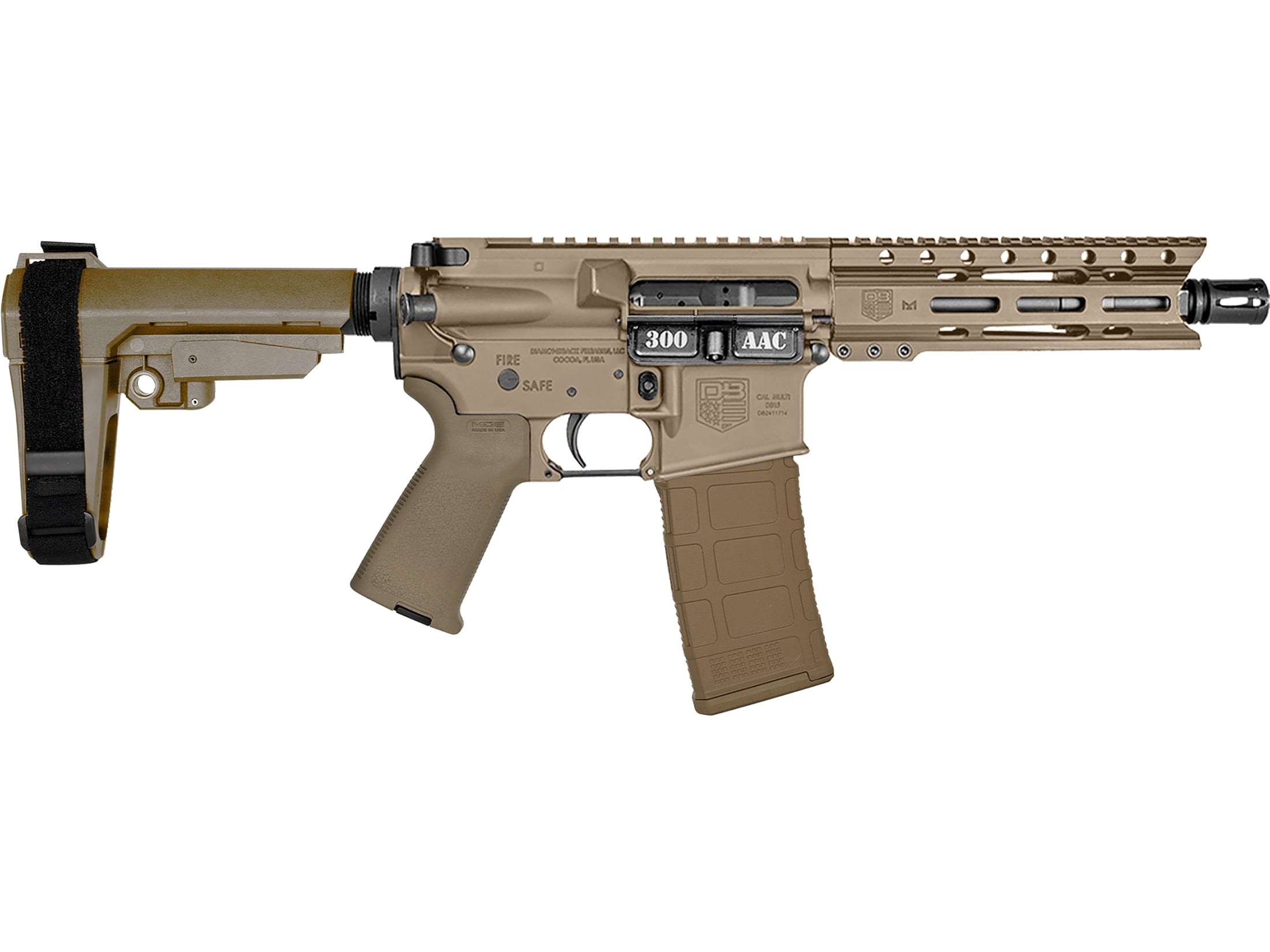 Diamondback Firearms 5.56mm NATO/300 AAC Blackout 7in Black