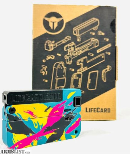 Trailblazer LifeCard 22 Long Rifle 2.5in Black Aluminum Break Action Pistol – 1 Round