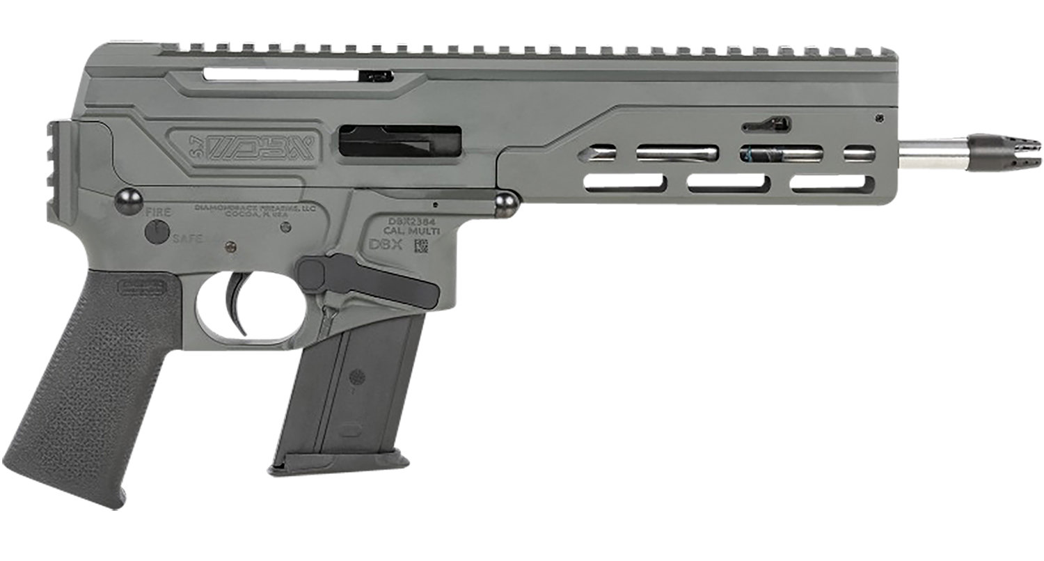 Diamondback DBX 5.7x28mm 8in Dark Grey Semi Automatic Modern