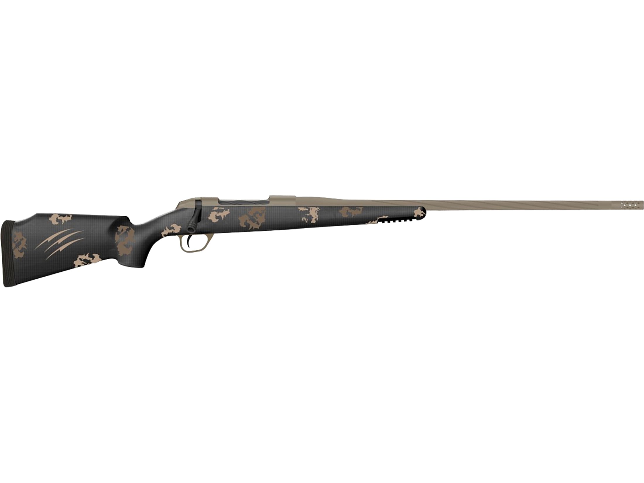 Fierce Firearms Twisted Rage Black Cerakote Bolt Action Rifl