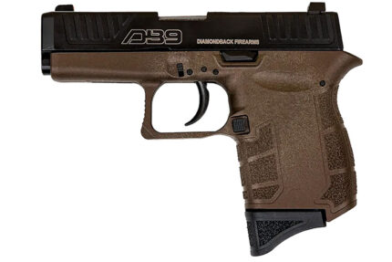 Diamondback DB9FS 9mm Luger 4.75in Black Pistol – 15+1 Rounds