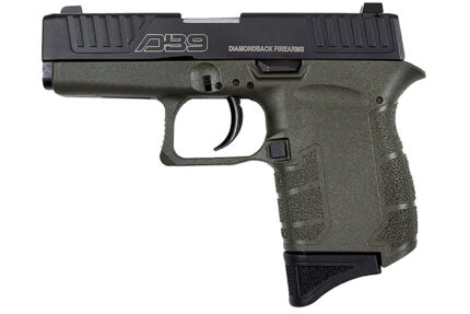 Diamondback DB9 9mm Luger 3in Black/OD Green Cerakote Pistol – 6+1 Rounds