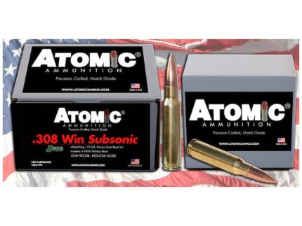 Winchester Atomic Ammunition Match Subsonic 308 Wincheste…