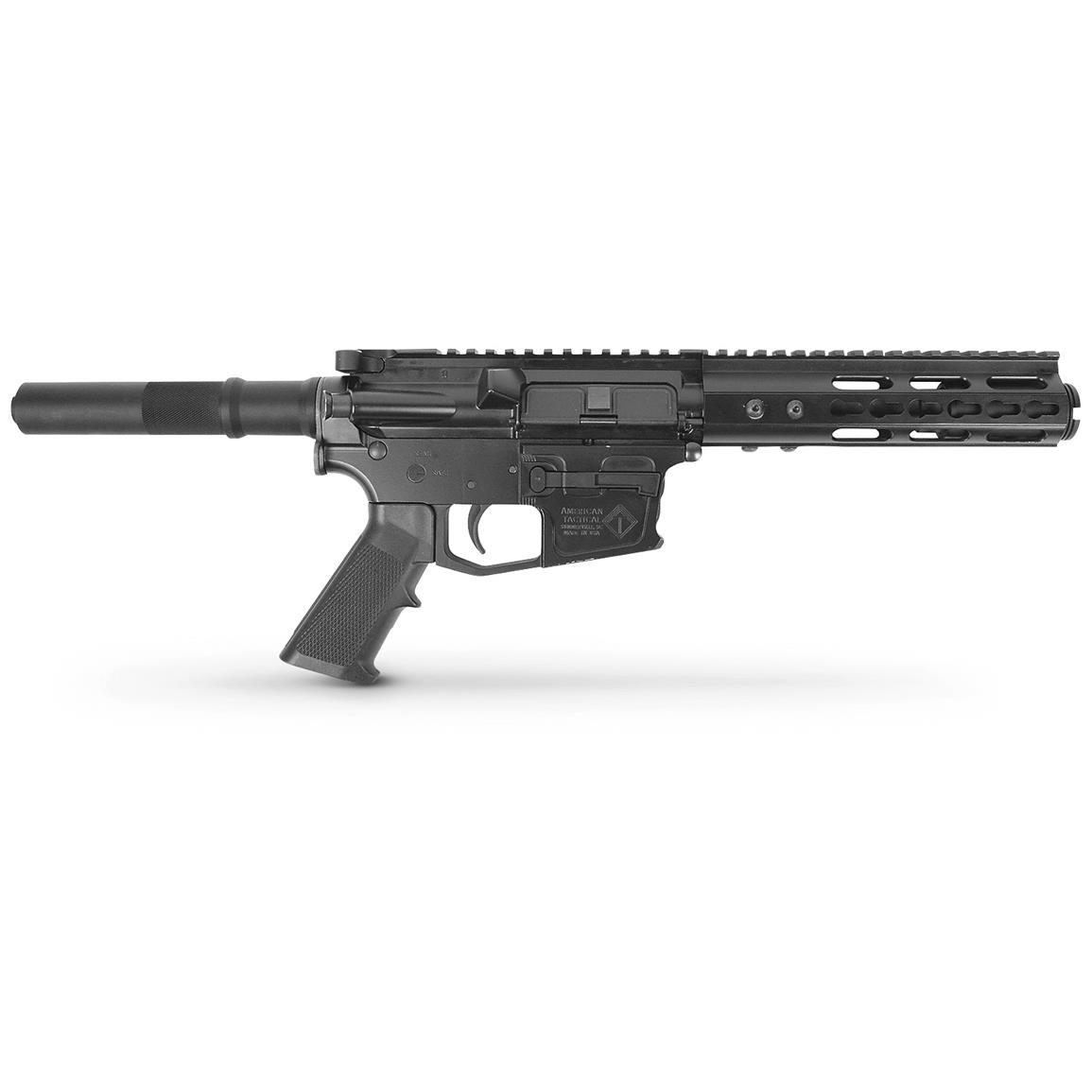 ATI MiIsport 9mm AR15 Pistol 5.5″ Barrel W/ FlashCan MLOK...