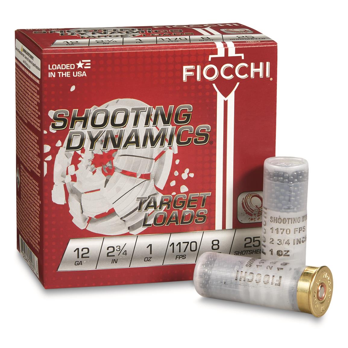 Fiocchi Shooting Dynamics 20 Gauge Ammo 250rounds - .200