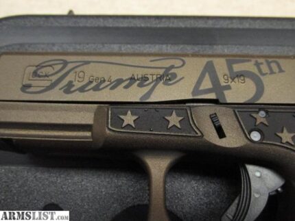 Glock G19 9mm Trump Edition Gen 4 US Made Handgun UG19502…