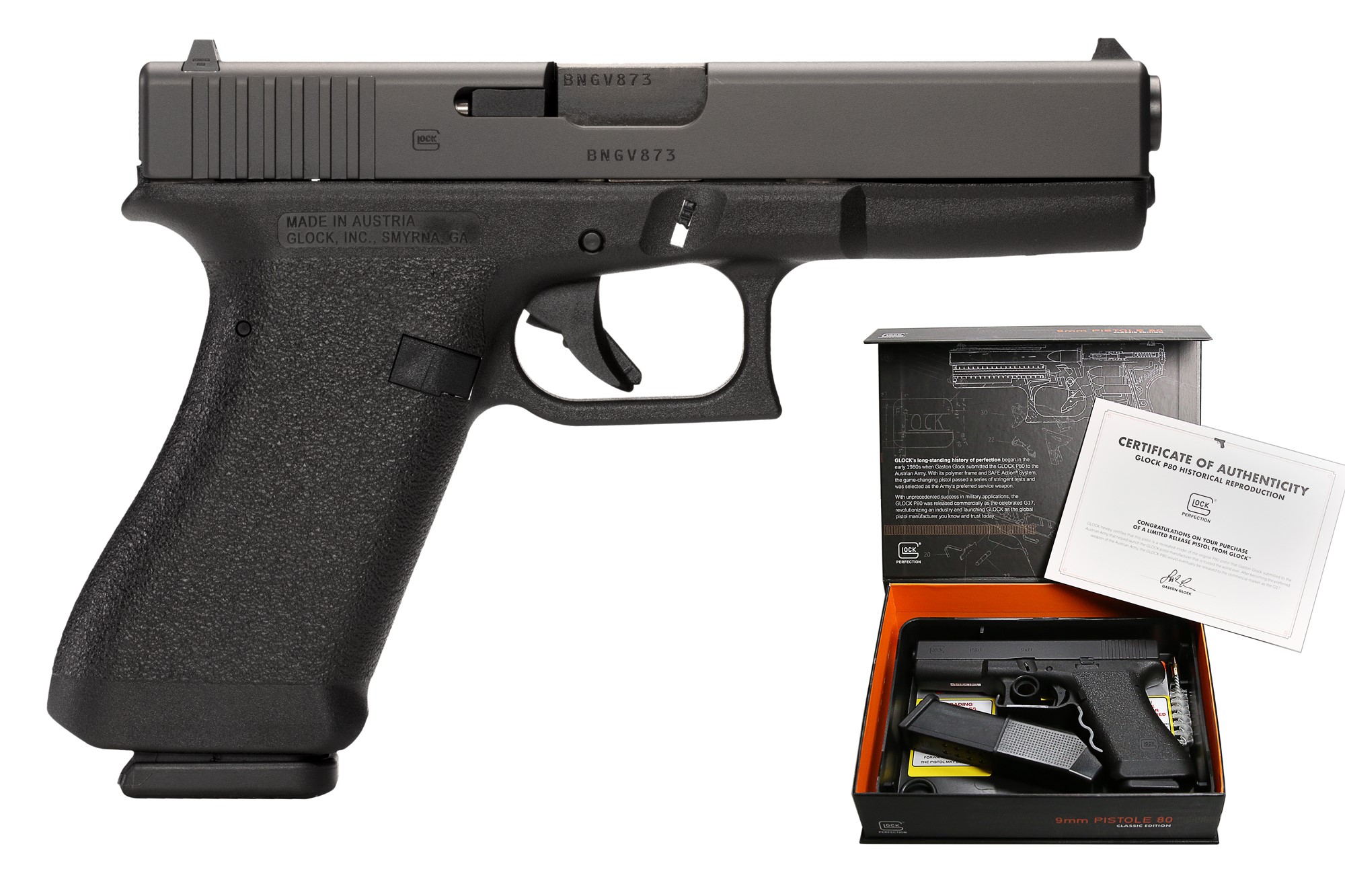 Glock P80 Gen 1 9mm Pistol P81750203 17rd 4.49″ - 9mm