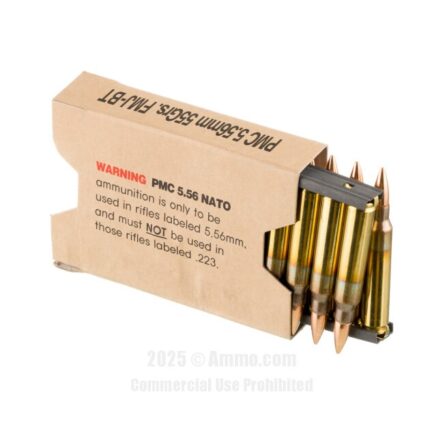 PMC Ammunition X-Tac Brass 556 Ammo 62-Grain 20-Rounds Li…