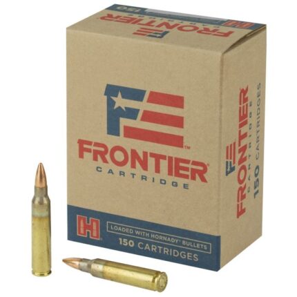 Hornady Frontier Brass .223 Rem 55-Grain 150-Rounds FMJ -…