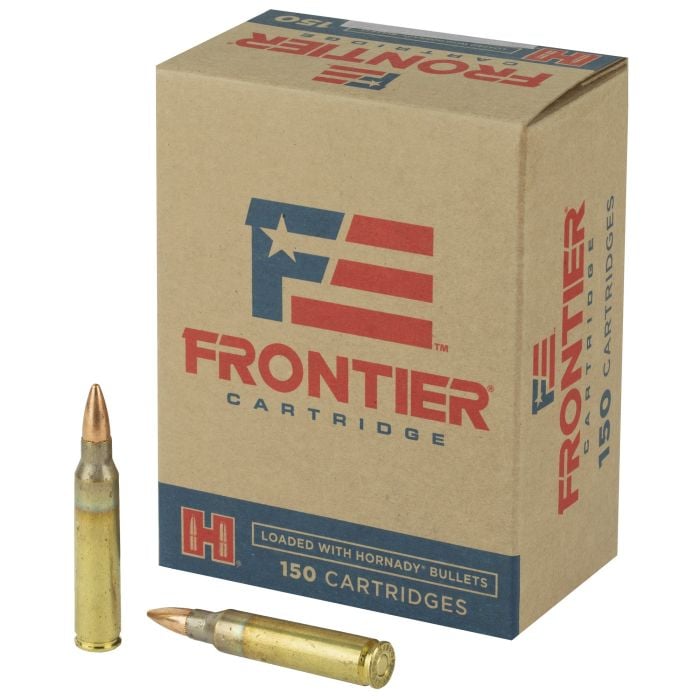 Hornady Frontier Brass .223 Rem 55-Grain 150-Rounds FMJ -...